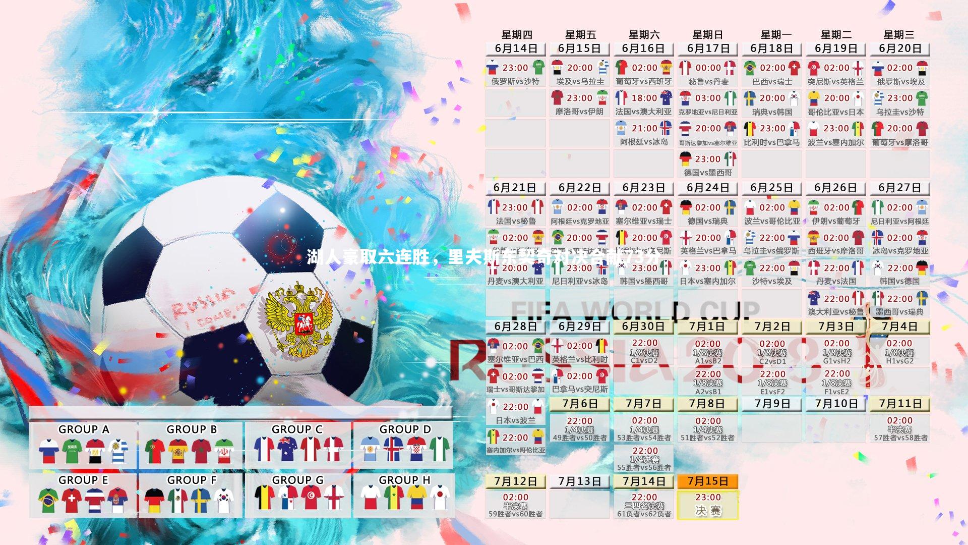 YY易游体育|湖人豪取六连胜，里夫斯东契奇对决合献73分